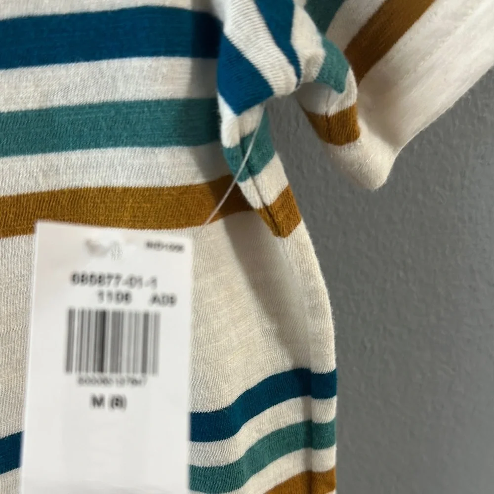 Old Navy Striped Polo Shirt Boy’s Short Sleeves Size 8 New
